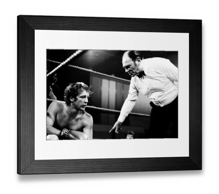 Framed Print : Errol Christie v. Joel Bonnetaz. 1st Feb 1984 Framed Print : Errol Christie v. Joel Bonnetaz. 1st Feb 1984