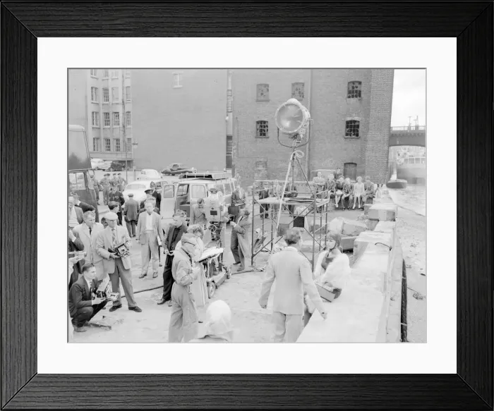 Framed Print : Sophia Loren seen here being made up before shooting a scene for the film Framed Print : Sophia Loren seen here being made up before shooting a scene for the film
