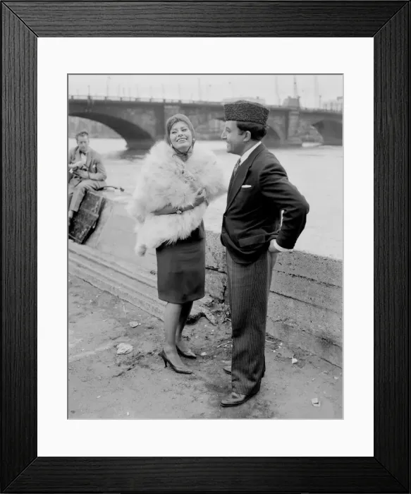 Framed Print : Sophia Loren seen here being shooting a scene for the film The Millionairess Framed Print : Sophia Loren seen here being shooting a scene for the film The Millionairess