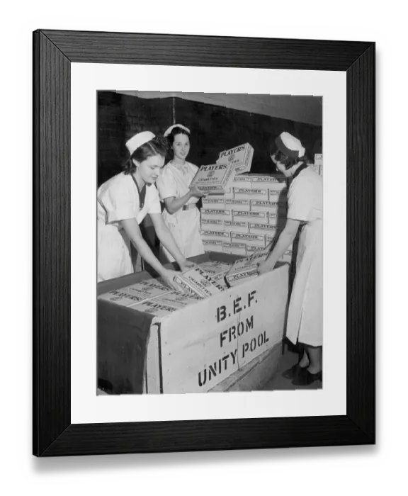 Framed Print : The first milion Players cigarettes from Unity pool for the B. E. F Framed Print : The first milion Players cigarettes from Unity pool for the B. E. F
