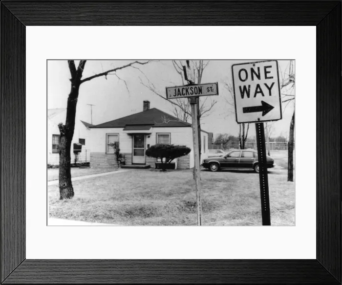 Framed Print : The Bungalow in Gary Indiana home to the Jacksons and their nine children Framed Print : The Bungalow in Gary Indiana home to the Jacksons and their nine children
