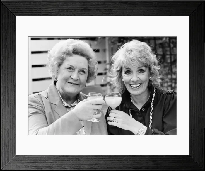 Framed Print : Molly Sugden and Esther Rantzen join the new series of Thats Life Framed Print : Molly Sugden and Esther Rantzen join the new series of Thats Life