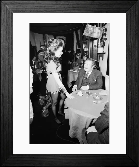Framed Print : Unusual for Lynda Baron the singer cabaret and television star