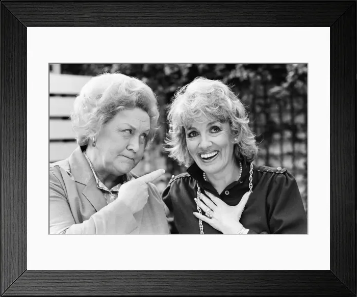 Framed Print : Molly Sugden and Esther Rantzen join the new series of Thats Life