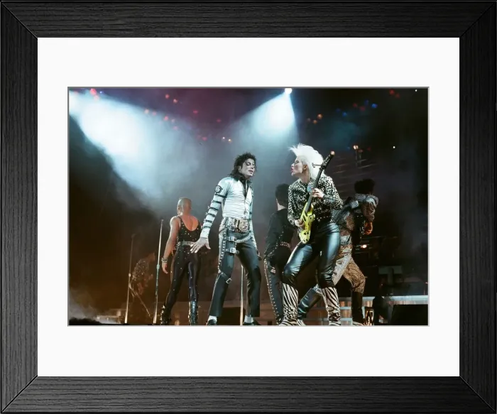 Framed Print : Michael Jackson in concert at Wembley. 22nd July 1988 Framed Print : Michael Jackson in concert at Wembley. 22nd July 1988