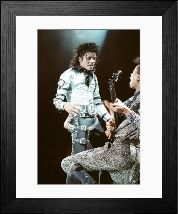 Framed Print : Michael Jackson in concert at Wembley. 22nd July 1988 Framed Print : Michael Jackson in concert at Wembley. 22nd July 1988