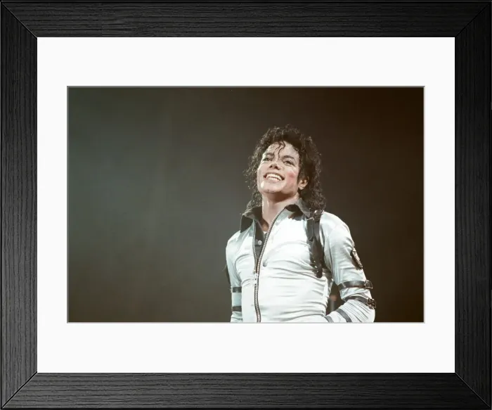 Framed Print : Michael Jackson in concert at Wembley. 22nd July 1988 Framed Print : Michael Jackson in concert at Wembley. 22nd July 1988