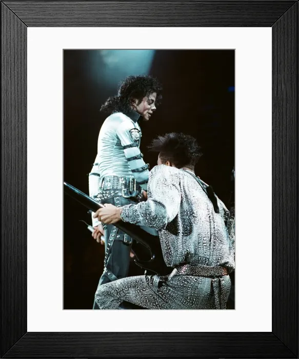 Framed Print : Michael Jackson in concert at Wembley. 22nd July 1988 Framed Print : Michael Jackson in concert at Wembley. 22nd July 1988