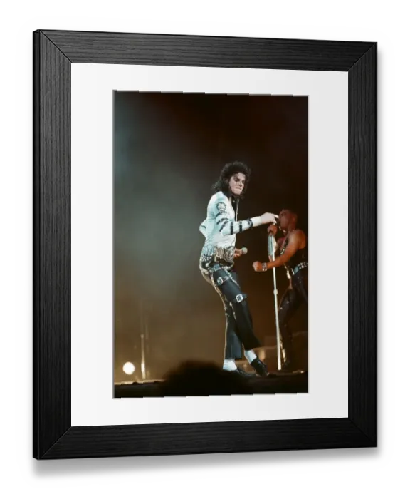 Framed Print : Michael Jackson in concert at Wembley. 22nd July 1988 Framed Print : Michael Jackson in concert at Wembley. 22nd July 1988