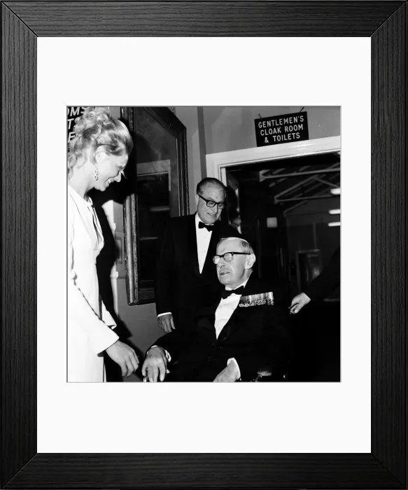 Framed Print : Premiere of The battle of Britain. Stars arriving for the premiere Framed Print : Premiere of The battle of Britain. Stars arriving for the premiere