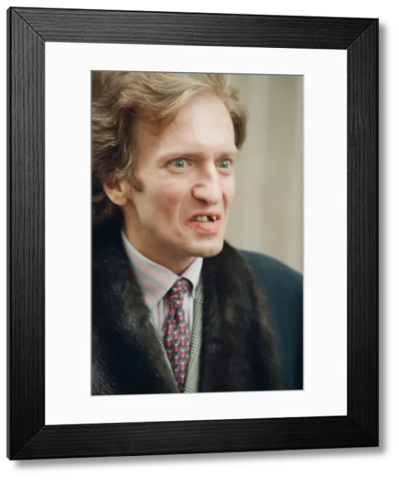 Framed Print : John Hervey, the seventh Marquess of Bristol, leaves St Marys Hospital in Paddington Framed Print : John Hervey, the seventh Marquess of Bristol, leaves St Marys Hospital in Paddington