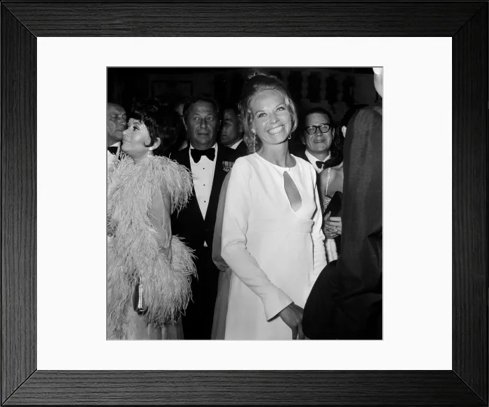 Framed Print : Premiere of The battle of Britain. Stars arriving for the premiere Framed Print : Premiere of The battle of Britain. Stars arriving for the premiere
