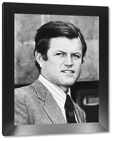 Senator Edward Kennedy at London Heathrow Airport April 17th 1971