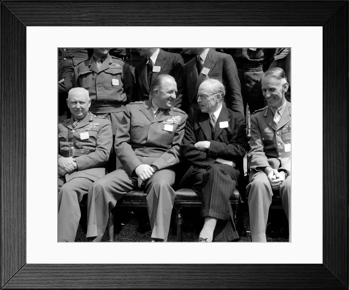 Framed Print : Sir Henry Tizard at operation Britannia. Henry Tizard backed-up Barnes Wallis