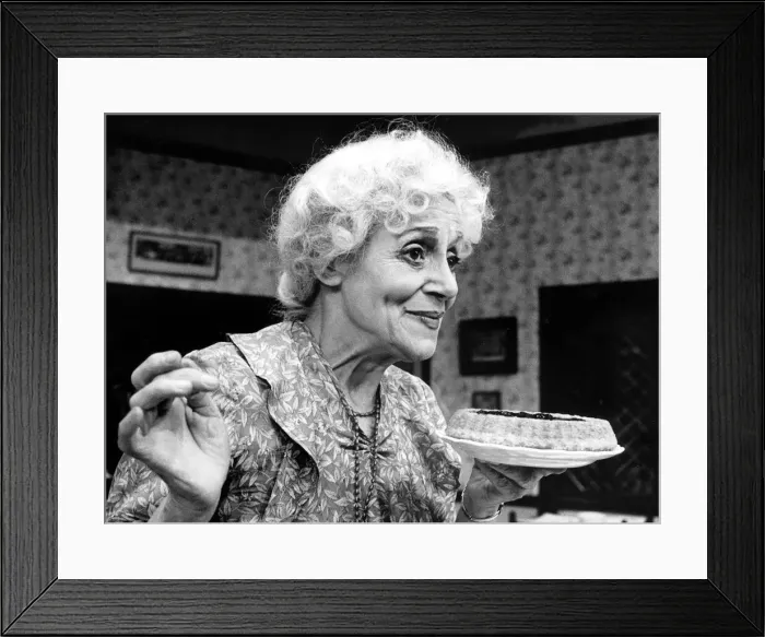 Framed Print : Carmen silvera in a Belgrade theatre production of Murder at the Vicarage