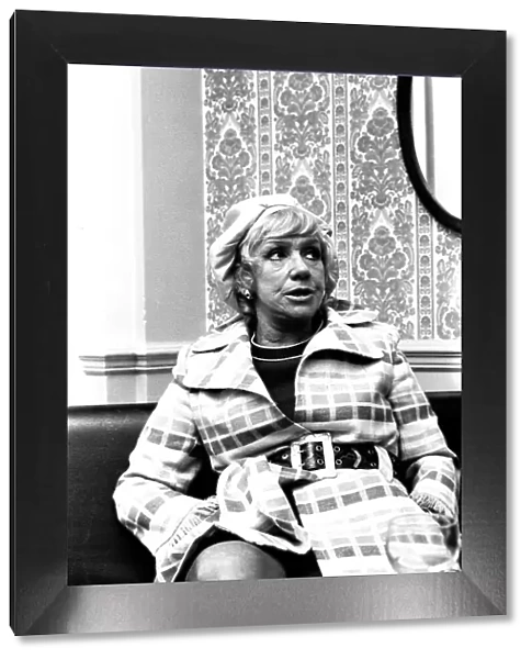 Singer Dorothy Squires pictured at the Newcastle City Hall 3 May 1972