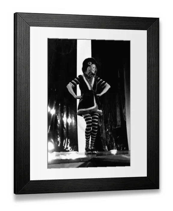 Framed Print : Pictures from a fashion show in Newcastle 4 May 1972
