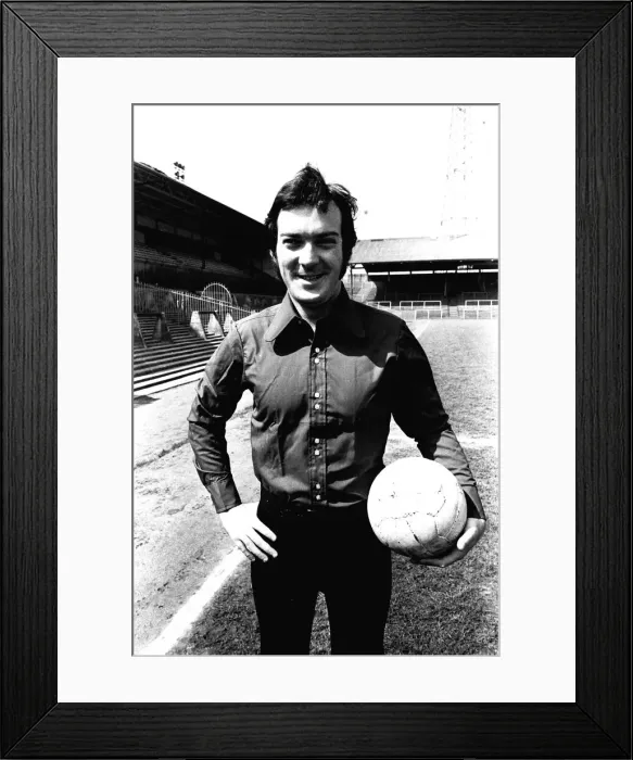 Framed Print : Footballer Malcolm MacDonalds business partner Alan Owen