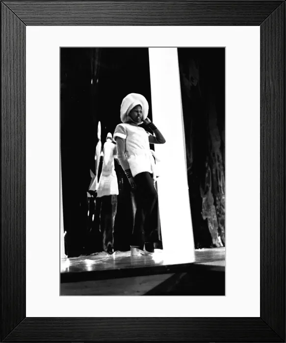 Framed Print : Pictures from a fashion show in Newcastle 4 May 1972