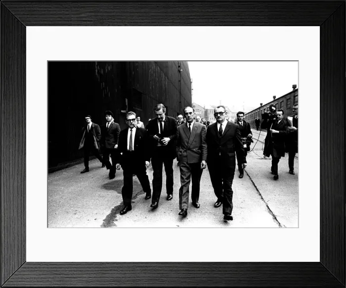 Framed Print : The Minister of Technology Mr. Anthony Wedgewood Benn visiting Palmers Shipyard Framed Print : The Minister of Technology Mr. Anthony Wedgewood Benn visiting Palmers Shipyard