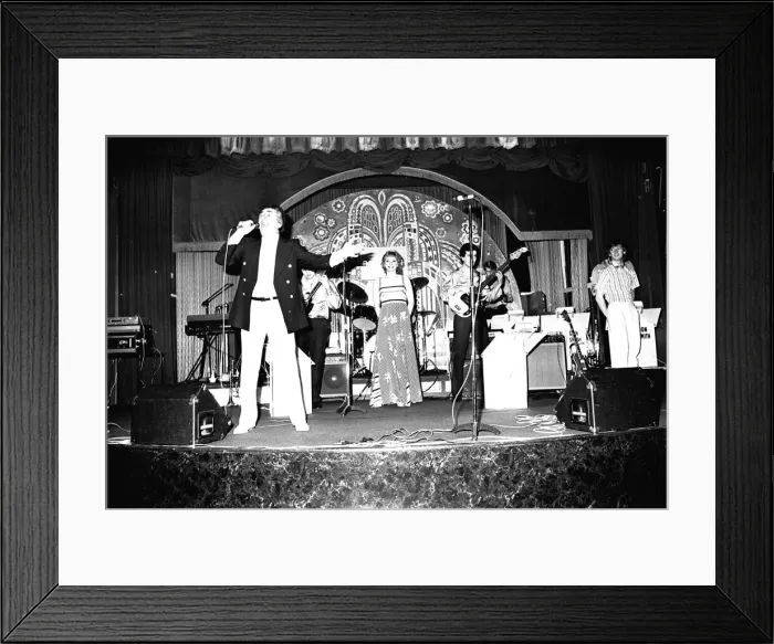 Framed Print : Dancers enjoy an afternoon tea dance, along to the Don Smith band Framed Print : Dancers enjoy an afternoon tea dance, along to the Don Smith band