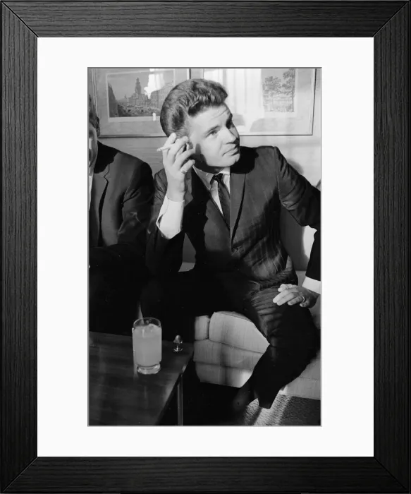 Framed Print : Don Everly of the American singing duo The Everly Brothers Framed Print : Don Everly of the American singing duo The Everly Brothers