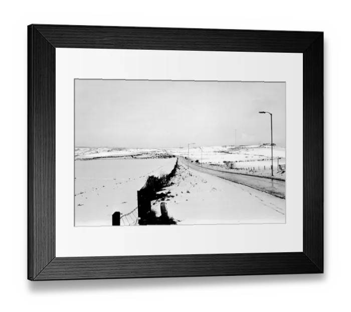 Framed Print : Winter Weather - Snow Scenes 28 March 1972 - Rural scene in Northumberland Framed Print : Winter Weather - Snow Scenes 28 March 1972 - Rural scene in Northumberland