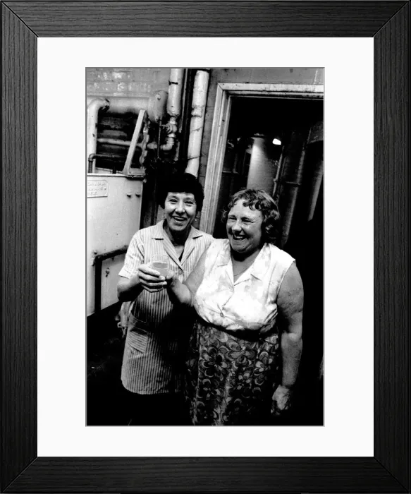 Framed Print : The last remaining corporation wash house on Shipley Street, Byker