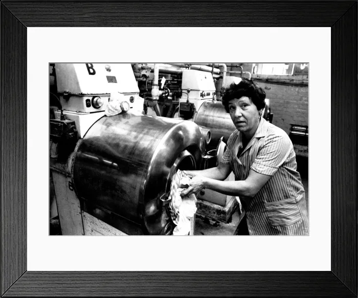 Framed Print : The last remaining corporation wash house on Shipley Street, Byker