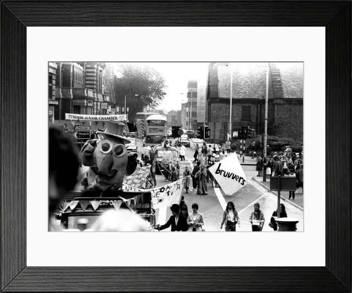 Framed Print : The Lord Mayor of Newcastles parade in the city centre on the 23rd June 1979 Framed Print : The Lord Mayor of Newcastles parade in the city centre on the 23rd June 1979