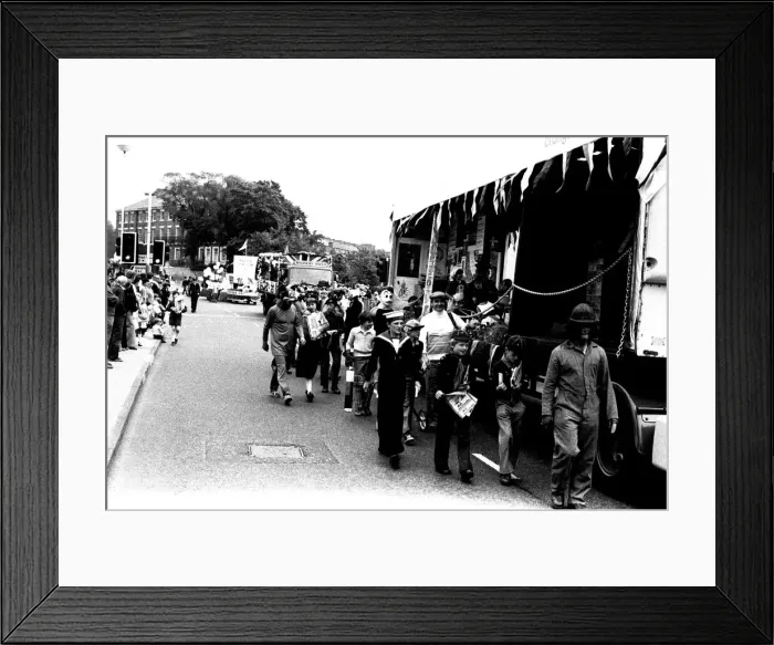 Framed Print : The Lord Mayor of Newcastles parade in the city centre on the 23rd June 1979 Framed Print : The Lord Mayor of Newcastles parade in the city centre on the 23rd June 1979