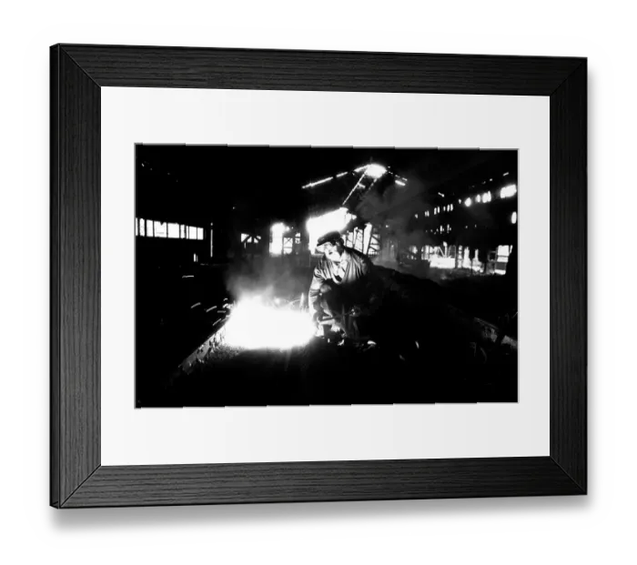 Framed Print : Consett Steelworks being demolished in 1981. 09 / 01 / 81 Framed Print : Consett Steelworks being demolished in 1981. 09 / 01 / 81
