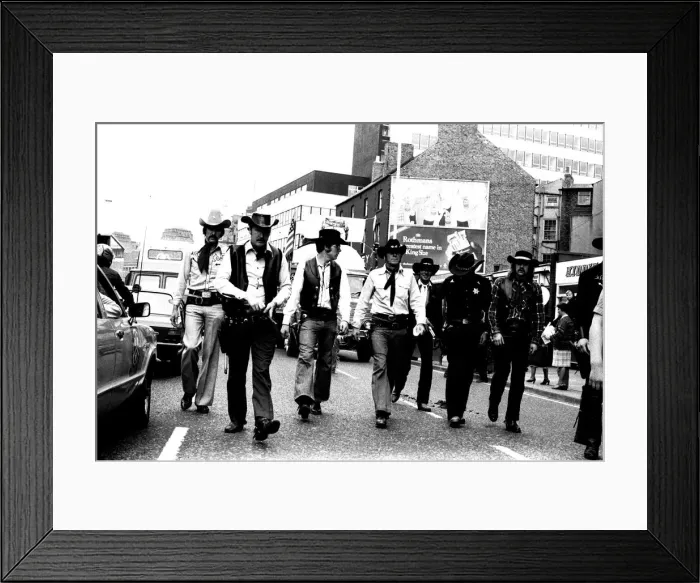 Framed Print : The Lord Mayor of Newcastles parade in the city centre on the 23rd June 1979