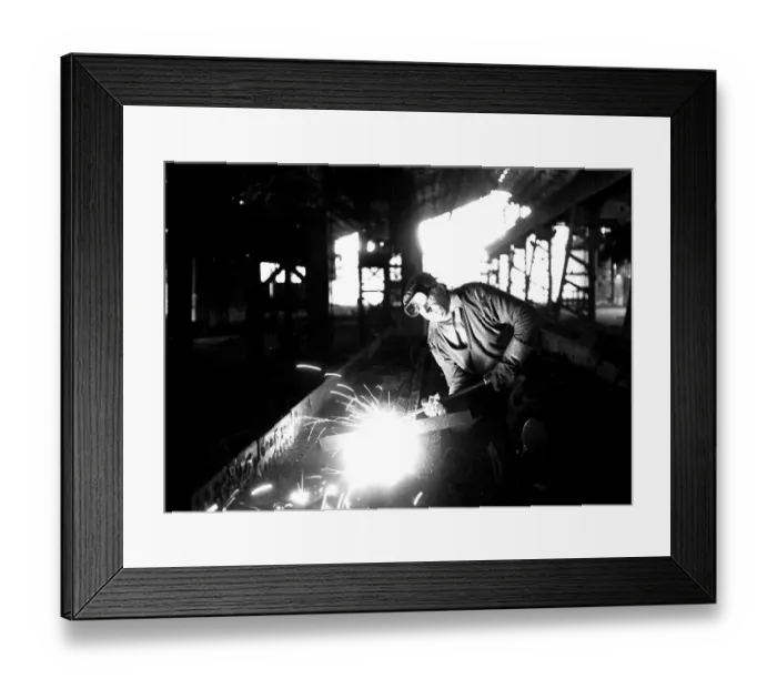 Framed Print : Consett Steelworks being demolished in 1981. 09 / 01 / 81 Framed Print : Consett Steelworks being demolished in 1981. 09 / 01 / 81