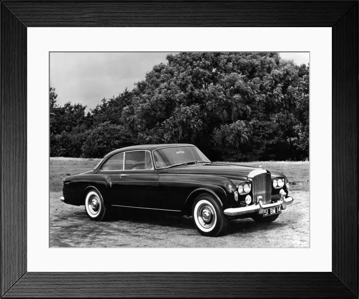 Framed Print : A picture of the latest in the Bentley Range - The 1962 SE Bentley Contienental with Framed Print : A picture of the latest in the Bentley Range - The 1962 SE Bentley Contienental with