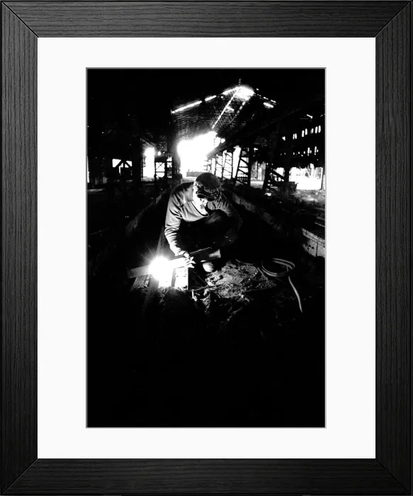 Framed Print : Consett Steelworks being demolished in 1981. 09 / 01 / 81 Framed Print : Consett Steelworks being demolished in 1981. 09 / 01 / 81
