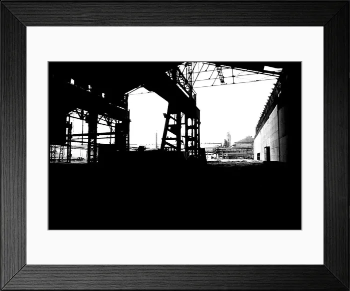 Framed Print : Consett Steelworks being demolished in 1981. 09 / 01 / 81 Framed Print : Consett Steelworks being demolished in 1981. 09 / 01 / 81