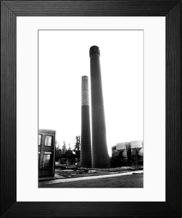 Framed Print : Consett Steelworks being demolished in 1981. 09 / 01 / 81 Framed Print : Consett Steelworks being demolished in 1981. 09 / 01 / 81