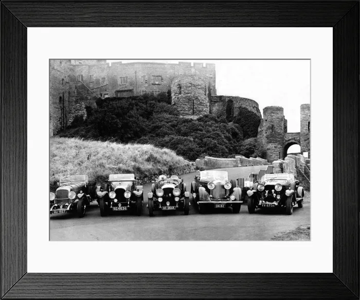Framed Print : A motor museum on wheels arrived at Bamburgh in the form of 19 Bentley cars Framed Print : A motor museum on wheels arrived at Bamburgh in the form of 19 Bentley cars