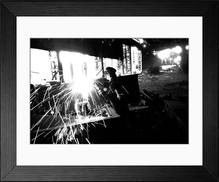 Framed Print : Consett Steelworks being demolished in 1981. 09 / 01 / 81 Framed Print : Consett Steelworks being demolished in 1981. 09 / 01 / 81