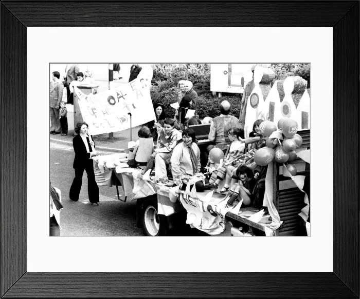 Framed Print : The Lord Mayor of Newcastles parade in the city centre on the 23rd June 1979