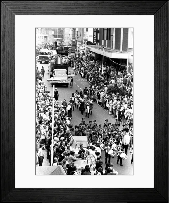 Framed Print : The Lord Mayor of Newcastles parade in the city centre on the 23rd June 1979 Framed Print : The Lord Mayor of Newcastles parade in the city centre on the 23rd June 1979