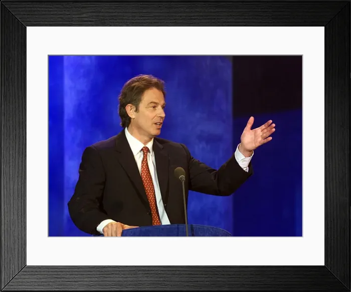 Framed Print : Tony Blair MP Prime Minister April 2000, at the Mirror Pride of Britain award ceremony Framed Print : Tony Blair MP Prime Minister April 2000, at the Mirror Pride of Britain award ceremony