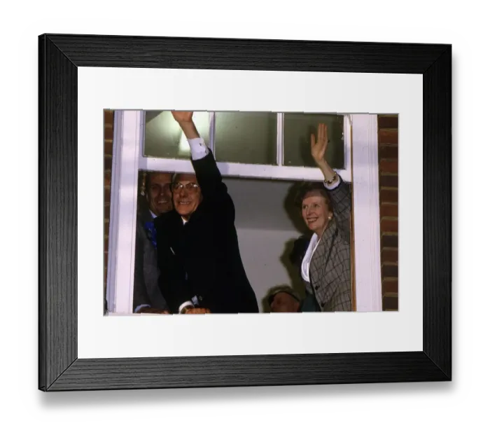 Framed Print : The Prime Minister Margaret Thatcher, with husband Denis Thatcher Framed Print : The Prime Minister Margaret Thatcher, with husband Denis Thatcher