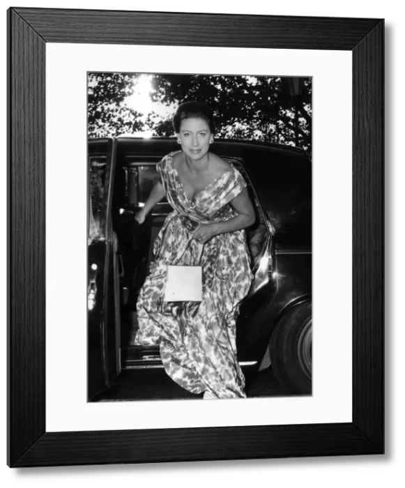 Framed Print : Princess Margaret, as President of the Royal Ballet, attends a performance by the Royal Framed Print : Princess Margaret, as President of the Royal Ballet, attends a performance by the Royal