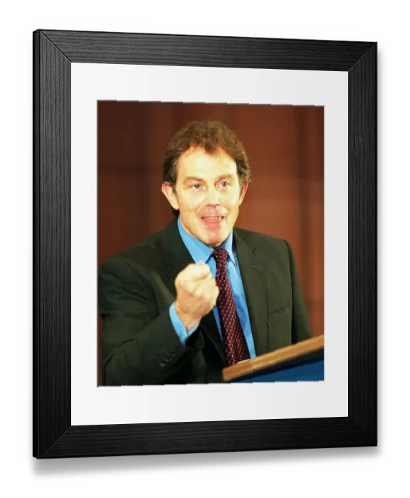 Framed Print : Tony Blair at Strathclyde University November 1998 Framed Print : Tony Blair at Strathclyde University November 1998