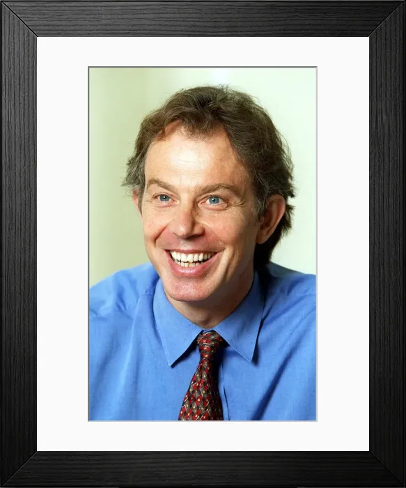 Framed Print : Tony Blair Prime Minister January 1999