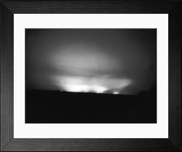 Framed Print : Fire scenes during WW2