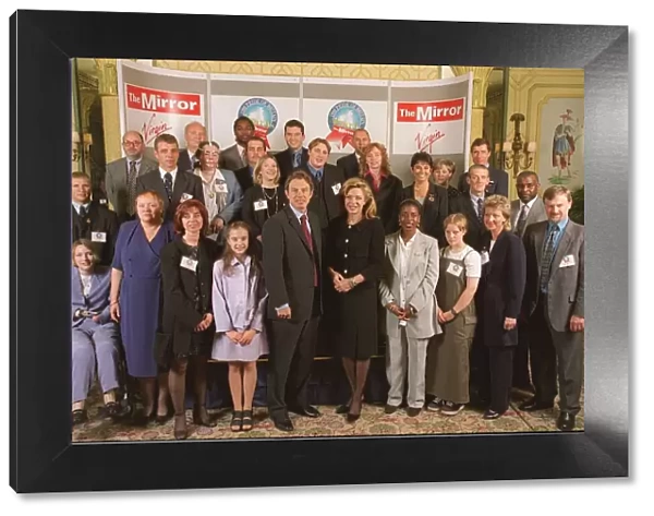 Winners of The Mirror Pride of Britain Awards May 1999 at the Dorchester Hotel, London