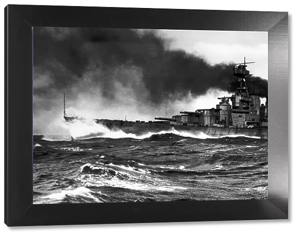 WW2 II: German battleship Bismarck sinks the Royal Navy